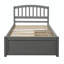 Lit plateforme simple avec rangement en bois massif-1178287980