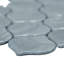 Carrelage mural mosaïque en verre lustré 10 po x 10 po Midnight Tide Lantern
