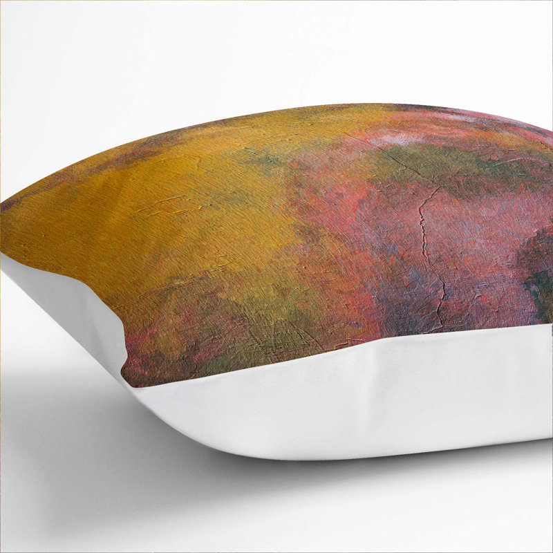 Abstract Square Throw Cushion, White, 40cm H x 40cm W x 15cm D
