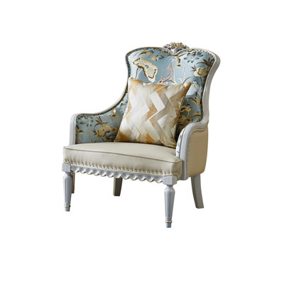 European Style Sofa Chair Upholstered Armchair
