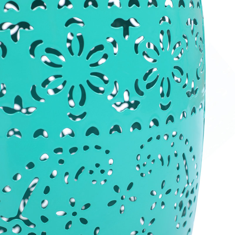 Table d'appoint SOLAR, couleur sarcelle, Bleu sarcelle