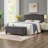 Upholstered Tufted Button Storage Bench , Entry Bench With Spindle Wooden Legs, Bed Bench-1410549898