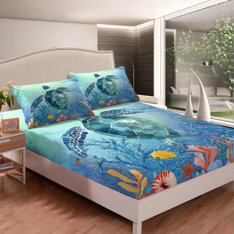 Sea Turtle Pattern Bed Sets