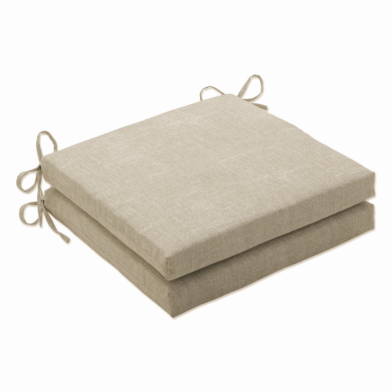Coussin de chaise Renelda, Bleu, L 20 po x P 20 po