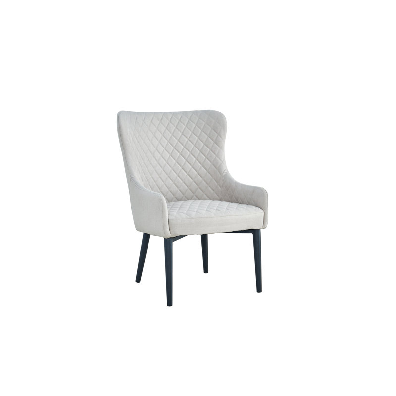 Chaise d'appoint 28 po Suanne, Mélange de coton avoine