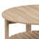 Lennix 1-Shelf Round Engineered Wood Coffee Table Natural