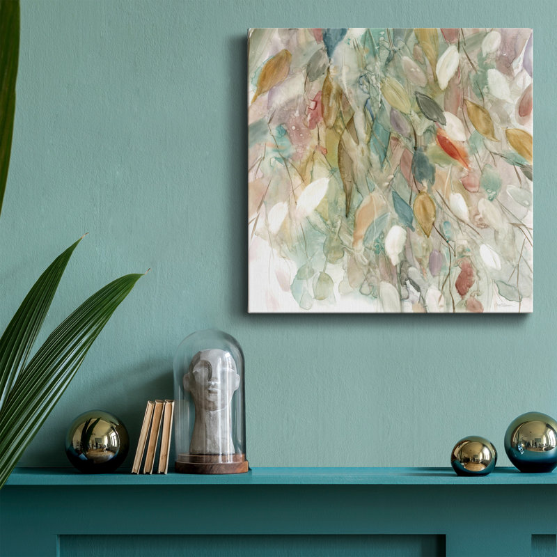 Rainy Cascade - reproduction sur toile tendue, H 10 po x l 10 po x P 1,5 po