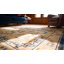 Tapis beige antique en laine Ningxia