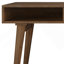 Bureau avec tiroirs latéraux - Brun naturel vieilli rustique