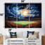 Night Match Stadium Under The Floodlight IV - Ensemble de décorations murales Stades-107765554-107765556