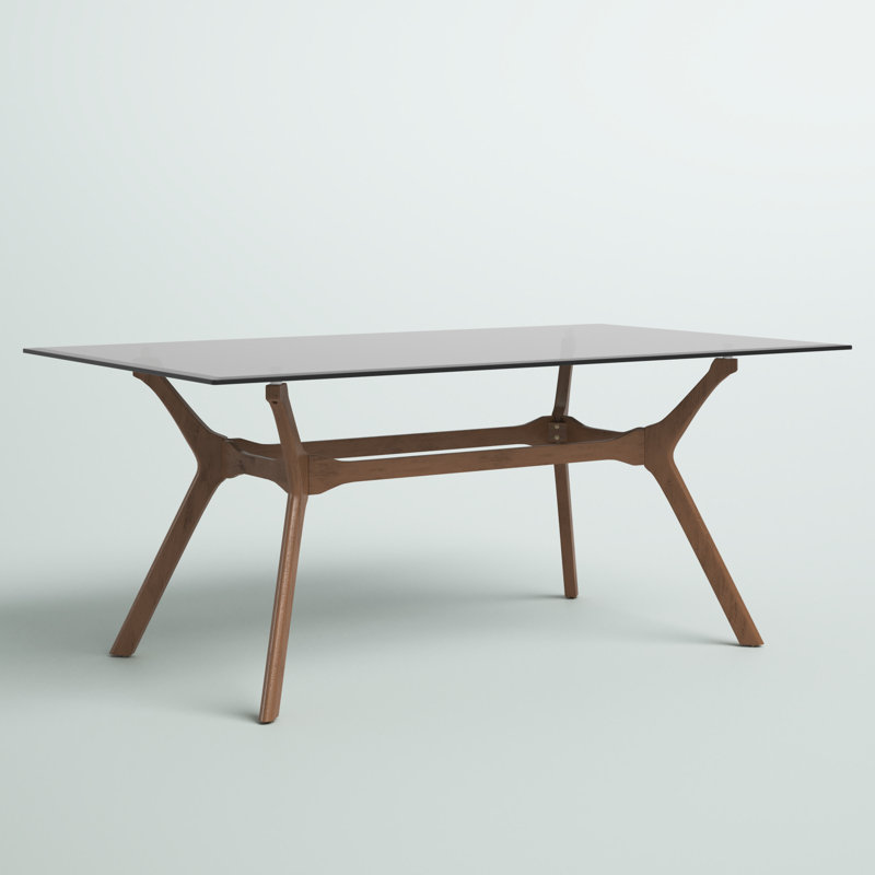 Alxander Glass Top Dining Table