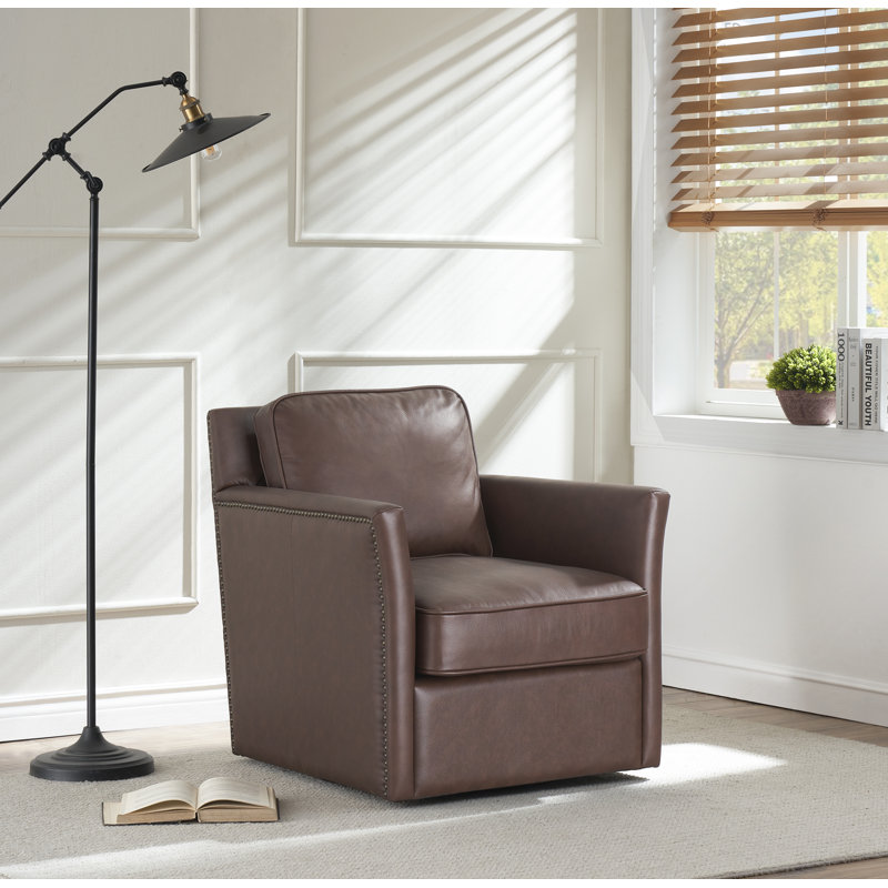 Draken Upholstered Swivel Accent Chair