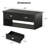 Farmhouse Coffee Table With 2 Drawers For Living Room,Black-779102843