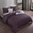 Bebejan Plum Petal 100% Cotton Sateen 5 Piece Reversible Comforter Set-61785763