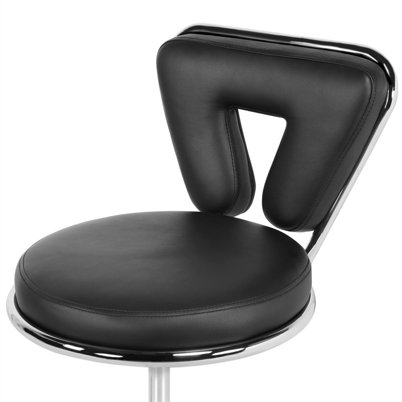 Tabouret de massage à hauteur ajustable avec dossier Bendina  