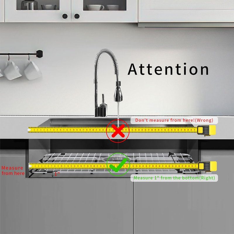 Stainless Steel Sink Grid and Protectors for Bottom of Kitchen Sink