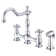 Opulence Bridge Faucet with Side Spray