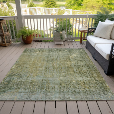 Tapis vert intérieur / extérieur lavable à la machine Xhevrie