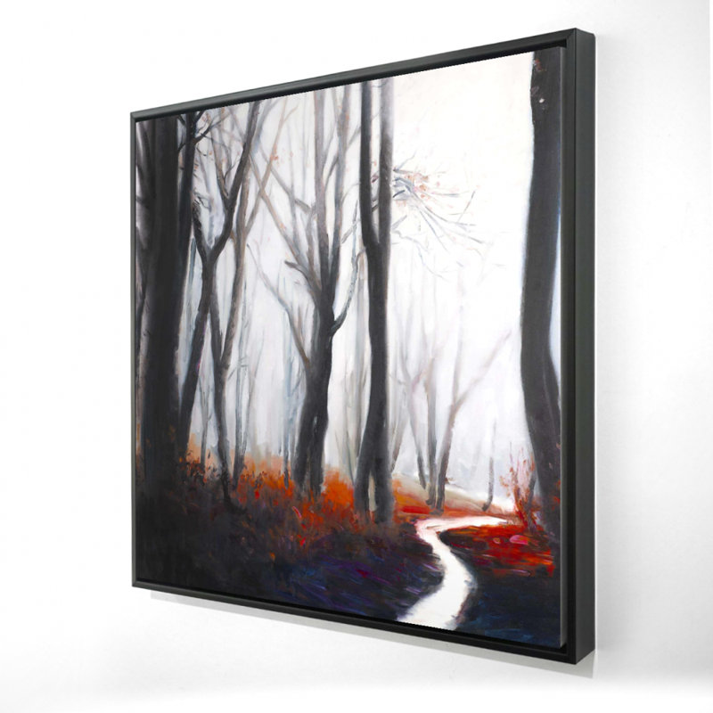 " Mysterious Forest With Stream "