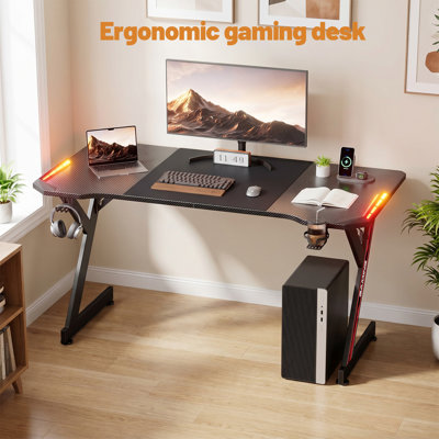 MDF Steel Computer Desk