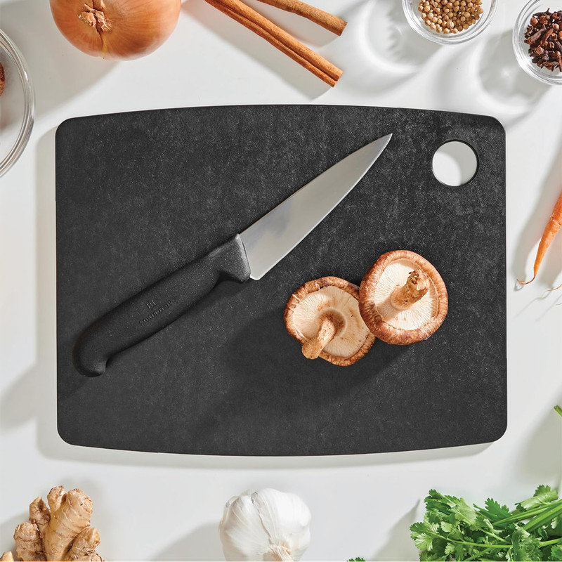 Slate Composite Wood Dishwasher Safe Cutting Board, 14.5" x 11.25"