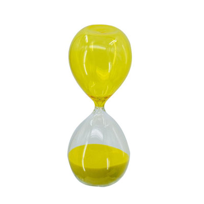 Campanella Glass Hourglass Decorative Object