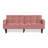 Velvet Futon Couch Convertible Folding Sofa Bed Tufted Couch For Apartment-2069374767