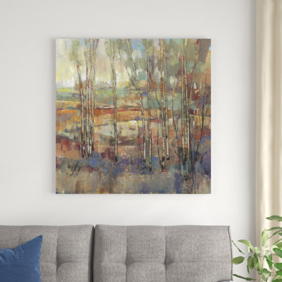 «Kaleidoscopic Forest I» par Timothy O 'Toole - peinture sur toile tendue