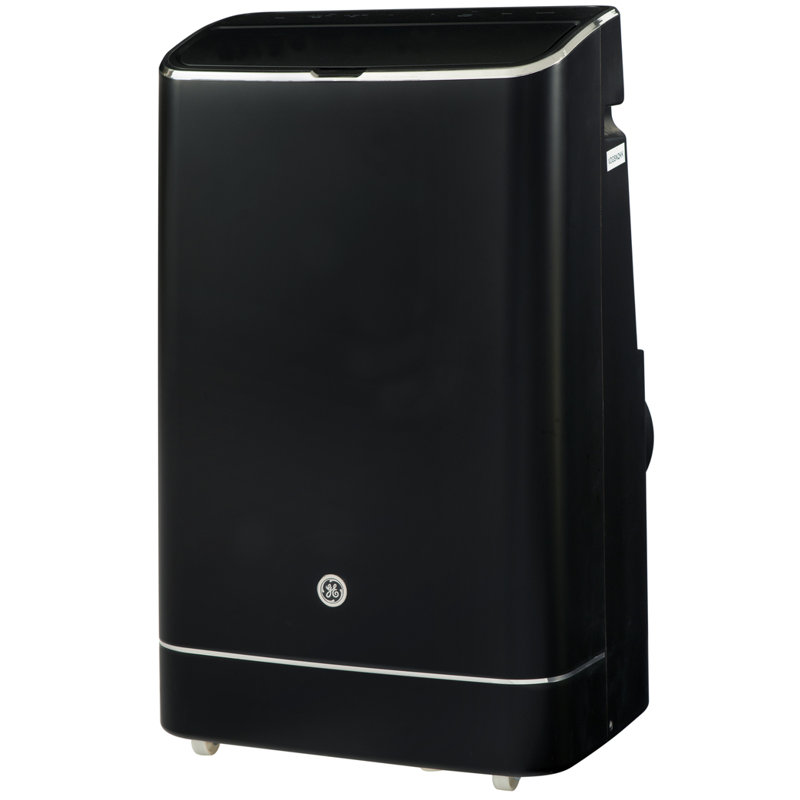GE 10,500 BTU Black Portable Air Conditioner with Heater and Remote