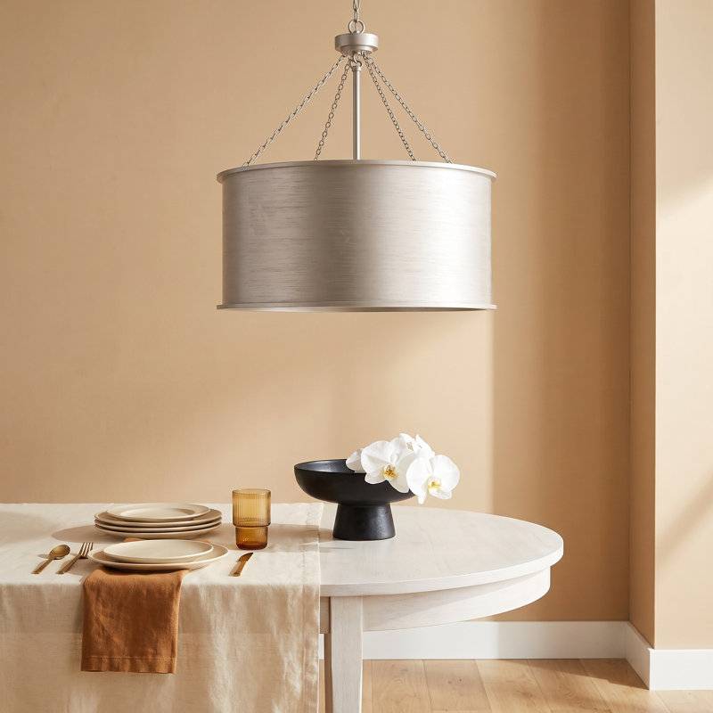 Soho 6-Light Chandelier, Silver Patina