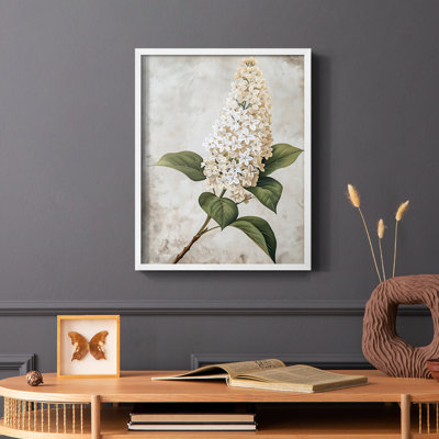 Série FLORAL CCLX - reproduction encadrée de qualité supérieure - prête à être accrochée - aucun clou requis