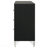 Black 6-Drawer Dresser Cabinet-2089205263