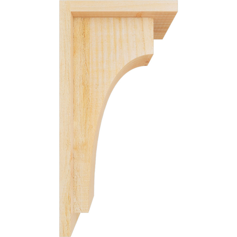Corbeau Huntington avec plaque arrière, H 16 po x l 6 po x P 8 po, Sapin de Douglas, Sciage brut