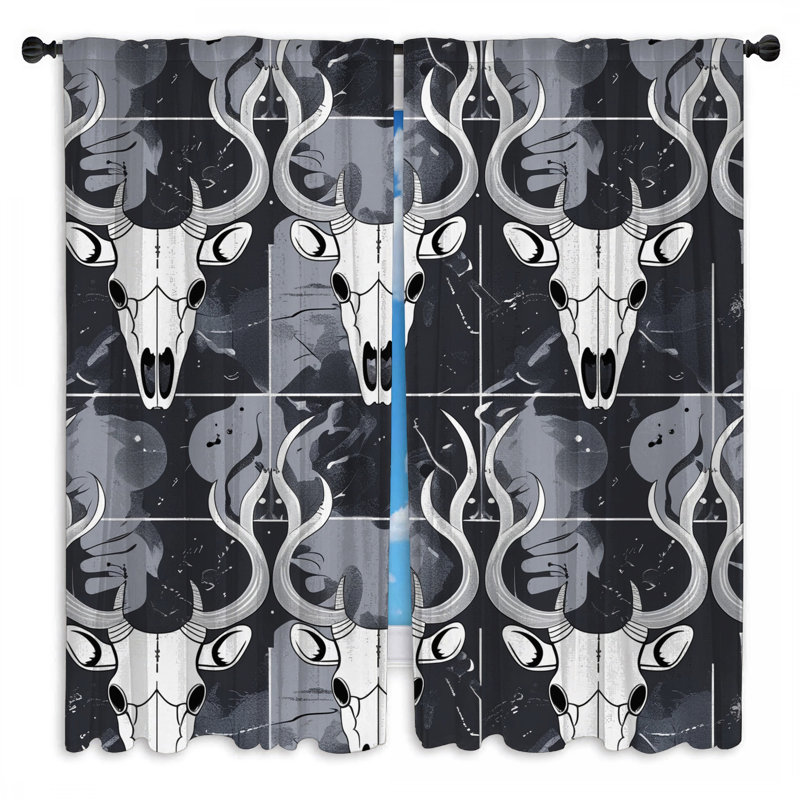 Rideaux de fenêtre Antilope, 40in x 61in - 2 panels, Transparent