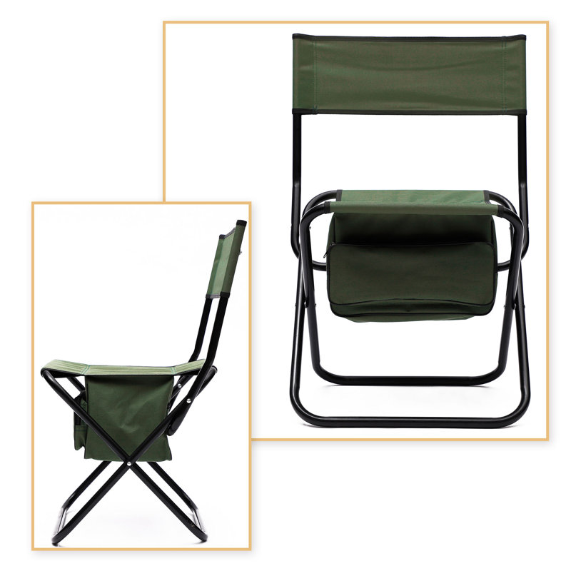 Nall Folding Camping Chair, Green