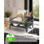 Dish Drainer Rack with Rotatable Spout