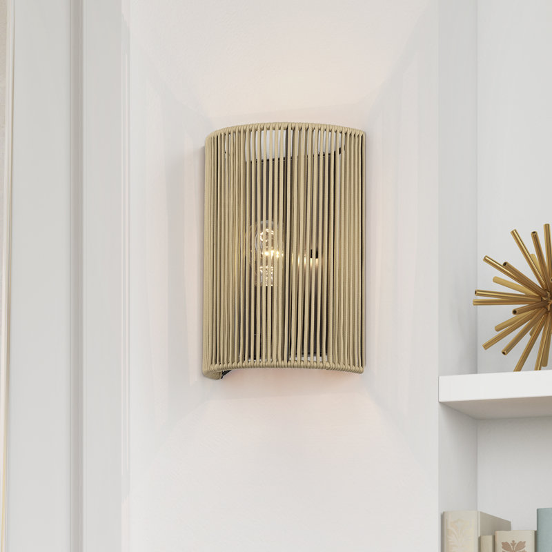 Asllan 1 Light English Bronze Ada Sconce, Gold, Bronze