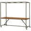 Blue Sky Rectangular Metal Outdoor Dining Table , 86.61cm W 38.19cm D