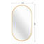 Miroir ovale 20 po x 33 po