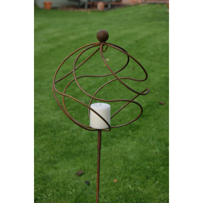 Metal Floor Candlestick