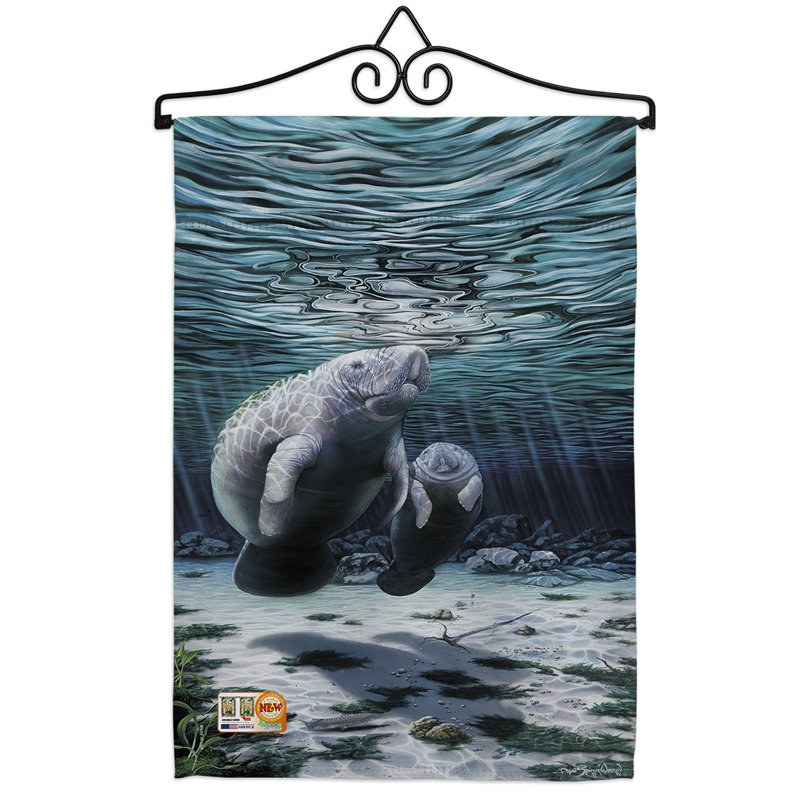Double Sided 18.5'' H x 13'' W Polyester Flag Set