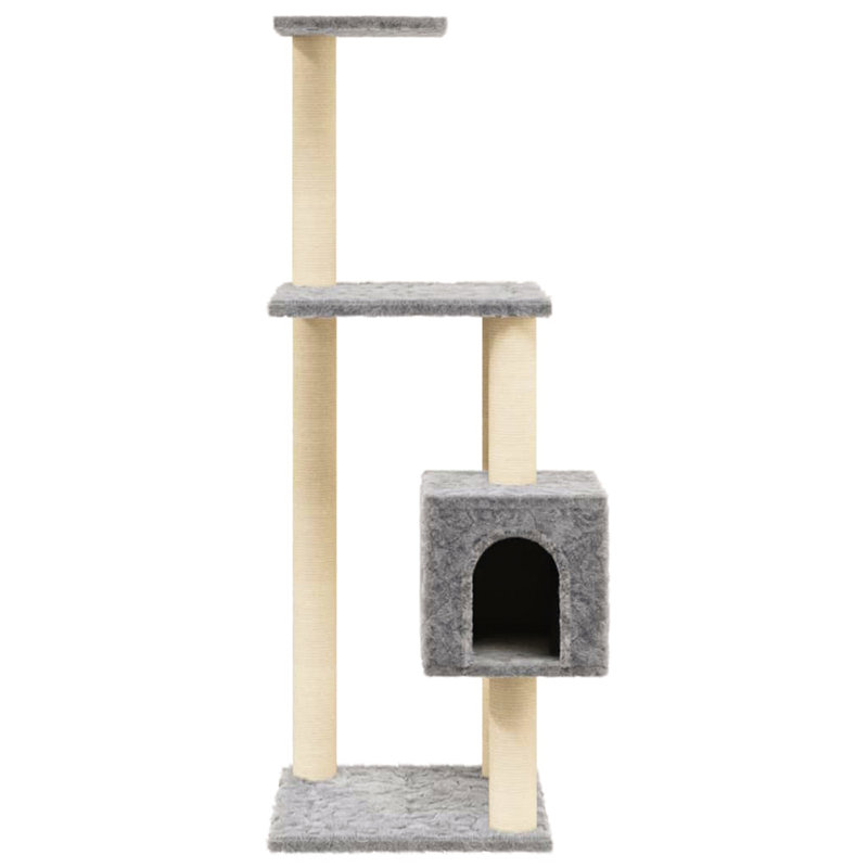 Eckert 104cm H Cat Tree, Grey/Beige