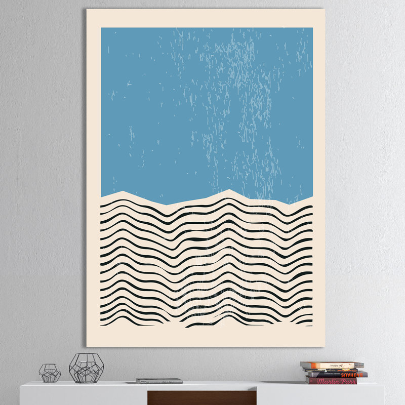 Minimal Compostions géométriques de formes élémentaires - impression sur toile tendue, H 40 po x l 30 po x P 1,5 po