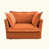 Chenille orange sélectionné