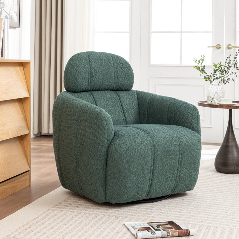 Chaise pivotante Ashyiah, Vert