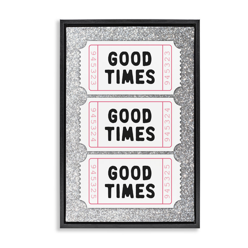 Cadre flottant Good Times Glam, Cadre flottant noir de jais, H 25 po x l 17 po