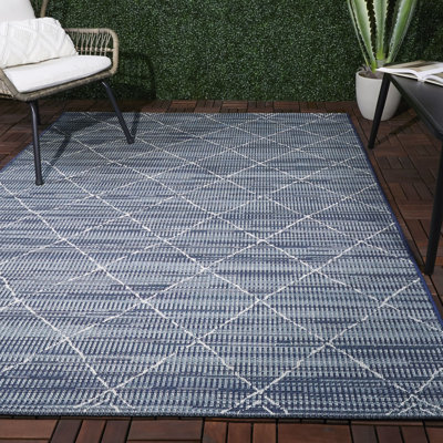 Tapis intérieur / extérieur tissé à la machine Hylan 