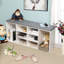 Adara Linen Blend Upholstered Storage Bench-50239569