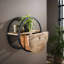 Circle Solid Wood Floating Shelf-70499524