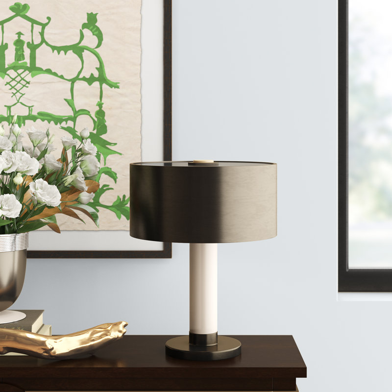 Ralph Lauren Barton 1 Light Standard Table Lamp, Natural Brass